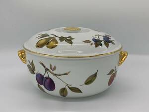 ★ROYAL WORCESTER　ロイヤルウースター　Evesham　イヴシャム　キャセロール　手付鍋　蓋物