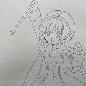 ■【カードキャプターさくら CARDCAPTOR SAKURA】【木之本桜 Sakura Kinomoto ケロちゃん】原画 動画 1枚 anime genga douga アニメ(T65) 