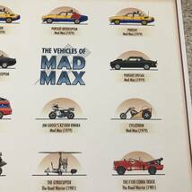 ポスター★マッド・マックスの劇中車ポスター（The Vehicles of MAD MAX) ★メル・ギブソン/MFP/インターセプター/トゥーカッター_画像4