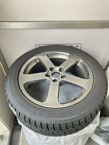 TOYO OBSERVE GARIT GIZ スタッドレス 4本アルミホイール タイヤ ボルボ　v70 2007 BB 225/50R17 5穴ホイール