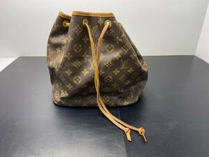 ★LOUIS VUITTON ルイヴィトン★本物鑑定済 モノグラム プチノエ 巾着 バッグ ショルダーバッグ【中古/現状品】