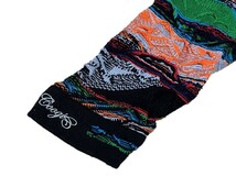 COOGI (クージー) MERCERIZED COTTON KNIT ジャガード織りマーセライズド コットンセーター ヒップホップ ラッパー B系【新品・未使用品】_画像5