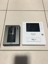 ☆Panasonic製☆テレビドアホン☆インターホン☆録画機能 ☆親機VL-MV19k☆子機VL-V566-S☆中古品_画像1