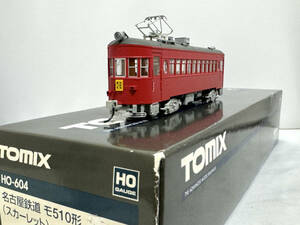 TOMIX HO 名鉄 モ510形 スカーレット HO-604 名古屋鉄道