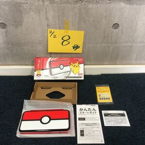 ［ゆec］新品未使用 Nintendo Newニンテンドー2DS LL モンスターボールエディション 3DS ARカード付 取説付