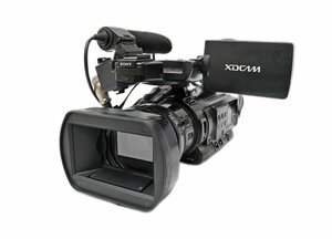 ソニー　ビデオカメラ　PMW-200　XDCAM　ソリッドステート　メモリーカムコーダー　SONY　取扱説明書・バッテリー付　可動品　難あり