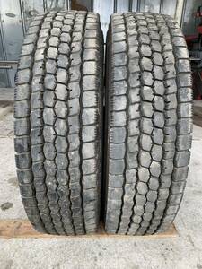  получение возможность!225/90R17.5 BRIDGESTONE M888 20 год производства 13mm б/у грузовик шина 2 шт 