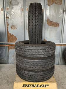 送料込み！195/80R15 BRIDGESTONE V600 23年製 5~6mm 中古タイヤ４本セット