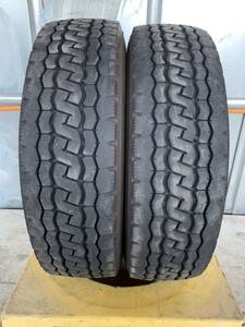 送料込み！205/75R16 BRIDGESTONE DURAVIS M804 20年製 7~8mm 中古トラックタイヤ２本