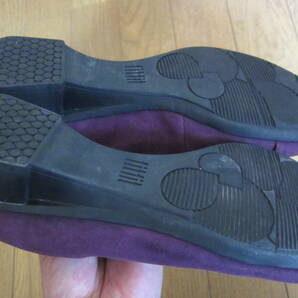 外反母趾にやさしい靴 fitfit フィットフィット 25cm 大きいサイズ パンプス シューズ 靴 レディース 紫系 管理Hの画像5
