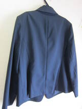 特大 19号 しまむら THEORIA セオリア セットアップ スーツ ジャケット スカート 大きいサイズ レディース 黒ストライプ タ843_画像4