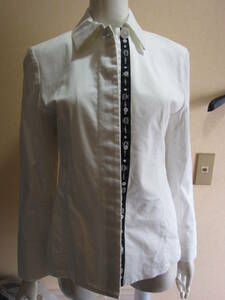 MCM Legere M si- M reje-ru lady's M jacket blouson jumper Logo white ta871