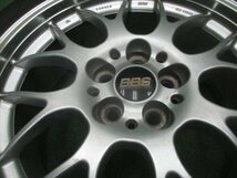 64499◆BBS RG714 17インチアルミ 17×7.5J オフ48 PCD100 5穴 215/45R17 4本◆_画像3