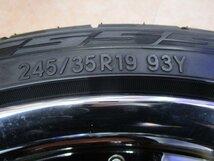 WORK SCHWERT SC2 シュバート クラウン マークX 19インチ 8.5J +38 / 9.5J +38 5H114.3 中古 NITTO NT555 245/35R19 + 275/30R19 17年製_画像7