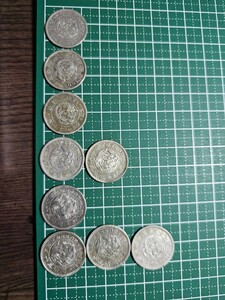  dragon 20 sen silver coin together 9 sheets 