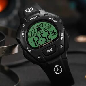 メンズ腕時計 デジタル ダイバーズ ウォッチ 新品 最新 Synoke 50M防水 スポーツ ミリタリー 腕時計 男女兼用 