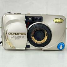 埼♪ OLYMPUS μ[mju:] ZOOM 140 VF オリンパス ミュー ズーム コンパクトカメラ フィルムカメラ ストラップ ケース・外箱付き ♪2029_画像2