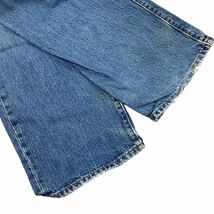 埼P♪ 90s LEVI’S リーバイス USA製 501 0114 デニム ジーパン ジーンズ ダメージ ボタンフライ W36 L32 古着 ヴィンテージ ♪2169_画像7