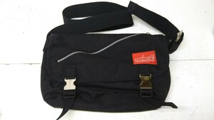 A※ Manhattan Portage マンハッタンポーテージ ナ ショルダーバッグ メッセンジャーバッグ ナイロン BLACK 未使用品