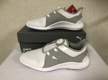 送料無料◆新品◆PUMA GOLF イグナイト FASTEN8 DISC◆(25.5)◆194541-03◆プーマ スパイクレス ゴルフシューズ_画像2