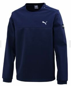 送料無料◆新品◆PUMA GOLF ミックス クルーネック トレーナー◆(M)◆930080-02◆プーマ ゴルフ