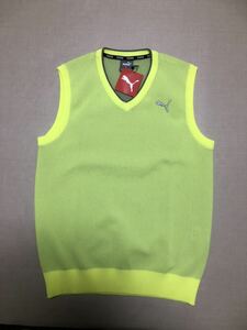 送料無料◆新品◆プーマ ゴルフ Vネック ニットベスト◆(L)◆930008-03◆PUMA GOLF