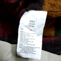 A6 WOOLRICH ウールリッチ XL ベージュ ハンティング ジャケット フリースライナー付き アウター ビンテージ アメリカ 古着 90s メンズ_画像8