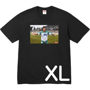 【XL 黒】新品 Supreme Maradona Tee シュプリーム 公式サイト購入 マラドーナ Tシャツ Black ブラック LL