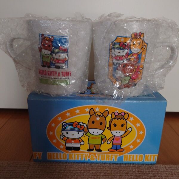 HELLO KITTY&TURFY ペアマグカップ JRA サンリオ