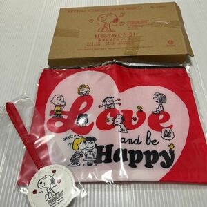 PEANUTS Snoopy maternity Mark strap &.. notebook pouch ( for the first time. Tama . Club 2021. autumn number appendix )