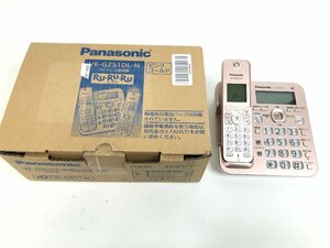 1円～ Panasonic パナソニック コードレス電話機 VE-GZ51DL-N ピンクゴールド S02-31