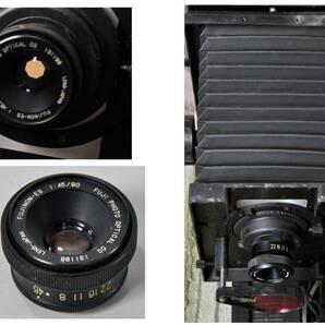 LPL 7451 4x5カラー引き伸ばし機 写真 暗室用品 ENLARGER FUJINON-ES 1:4.5/90mm レンズくもりカビありの画像5