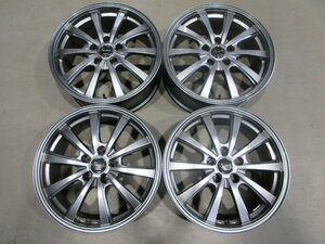 2-21BSS(SCR) ■17インチ 社外アルミホイール / マナレイスポーツ ユーロテック / 17×7J+38 / 5Ｈ PCD114.3 / 4本 / 中古