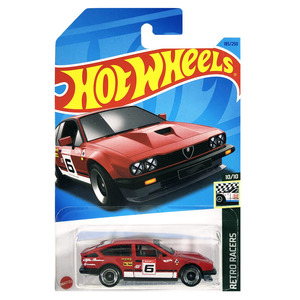 ホットウィール 2023　アルファロメオ GTV6 3.0 レッド　HotWheels ベーシックカー RETRO RACERS