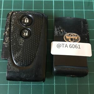 @TA6061 トヨタ 純正 スマートキー 2B キーレス パッソ ピクシス ダイハツ ムーヴ LA100S タント ココア コンテ エグゼ 黒カバー