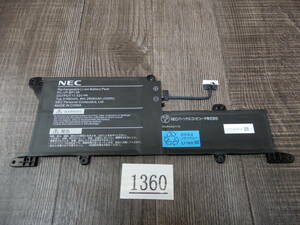 1360☆NEC　第10世代 VKT10C-6（PC-VKT10CG763N6）から外しました　バッテリーパック