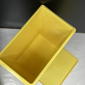 タッパーウェア 保存容器 昭和レトロ Tupperware 保存容器 10キロ米びつ 角型 蓋付き キッチン雑貨の画像6