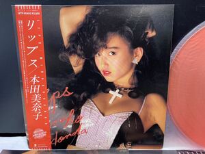 LP 帯付 本田美奈子 Minako Honda レコード リップス Lips