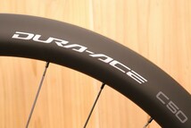 シマノ SHIMANO デュラエース DURA-ACE WH-R9270 C50 TU カーボン チューブラー ディスク ホイールセット シマノ 12S 【芦屋店】_画像4