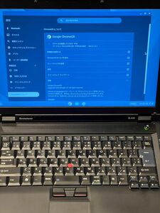 Thinkpad SL400改 chromeOS flex（Windows10認証済） chromebook