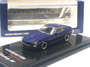 INNO 1/64 日産 フェアレディZ S30 ミッドナイトブルー 湾岸MIDNIGHT 悪魔のZ 朝倉アキオ イノモデル Nissan Fiarlady Z Blue