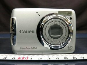 L3157 Canon キャノン PowerShot A480 PC1351 コンパクト デジタル カメラ 単三 仕様 LENS 6.6-21.6mm 1:3.0-5.8