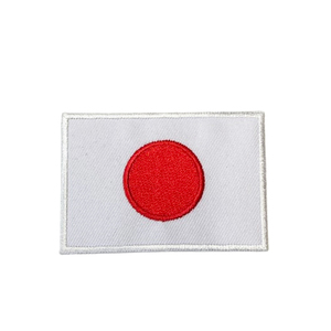 【刺繍パッチ】NIPPON　日本　日の丸　国旗　JAPAN　バイカー　ワッペン