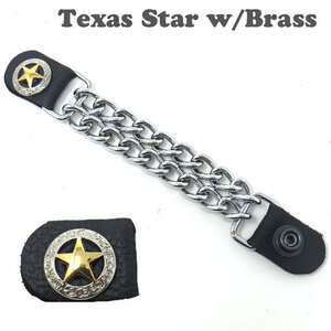 [Chain Reaction] цепь лучший ek stain da-[Texas Star w|Brass] кнопка-застежка тип 