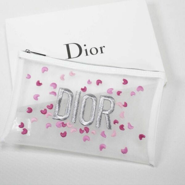 【最終値下げ】Dior メッシュポーチ　未使用ノベルティ　限定品　