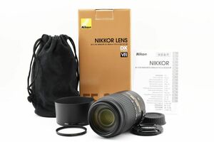 209242 美品　箱/フード/フィルター/付き　Nikon Nikkor AF-S 55-300mm f4.5-5.6 G ED VR DX 望遠レンズ