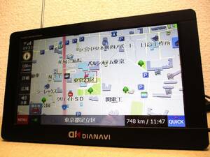 DNK-79F 地デジフルセグTV内蔵 2019年 大画面7インチ メモリーナビ エンプレイス DIANAVI ポータブルナビ 12V 24V対応