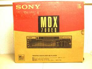 SONY　ソニー　MDX-700EQ　グライコ　MDプレーヤー　ジャンク出品