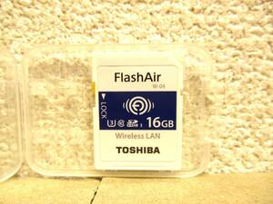 FlashAir 東芝 Wi-Fi SDカード 16GB W-04 Wi-Fi機能 無線LAN CLASS10 フラッシュエアー TOSHIBA 