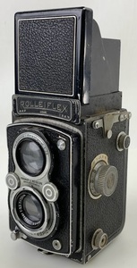 【1円出品】F0420 ROLLEIFLEX ローライフレックス 二眼 2眼レフ DRP DRGM Carl Zeiss Tessar 1:3.5 f=7.5cm フィルムカメラ 現状品